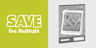 Ars Una Save the animals-füzetkollekció - Minőségi, tartós, A5 méretű füzetek alsó és felső tagozatosok számára