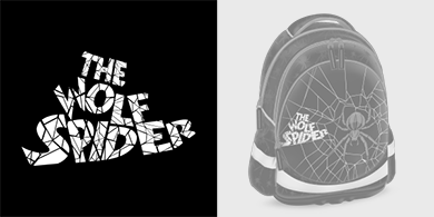 Ars Una The Wolf Spider-kollekció - Gerincbarát, könnyű iskolatáska fiúknak pókos grafikával, 2 év garanciával, kiegészítő iskolaszerekkel