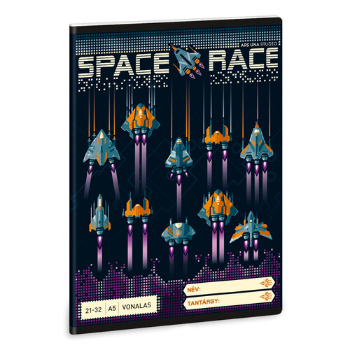 Ars Una Space Race A/5 vonalas füzet 21-32